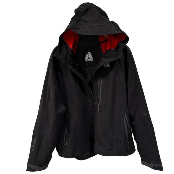 Eddie Bauer Whittaker First Ascent Mountaineering Mens XXL Black Hooded Jacket - Picture 1 of 13